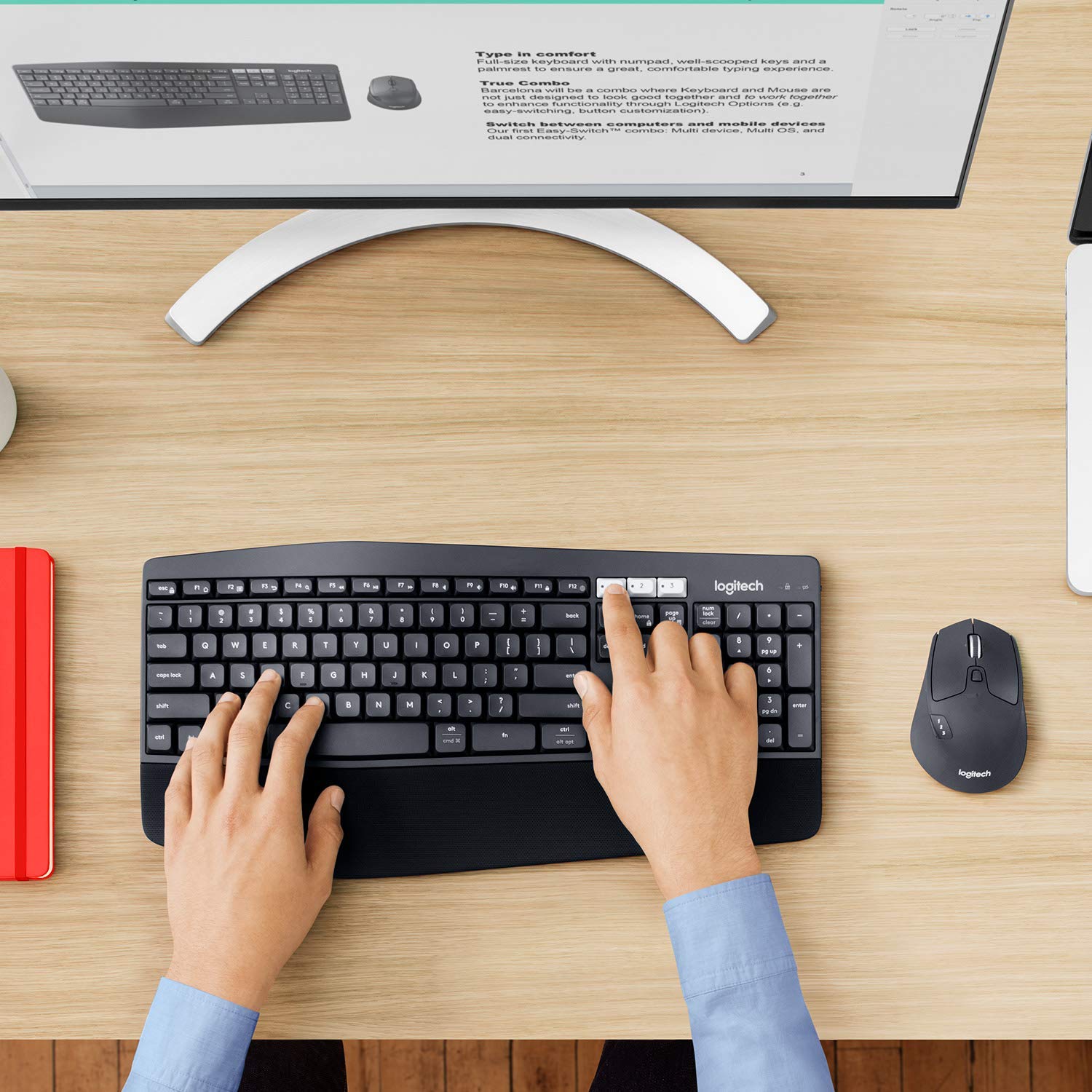Amazon.com: logitech MK850 Performance Wireless Keyboard and Mouse